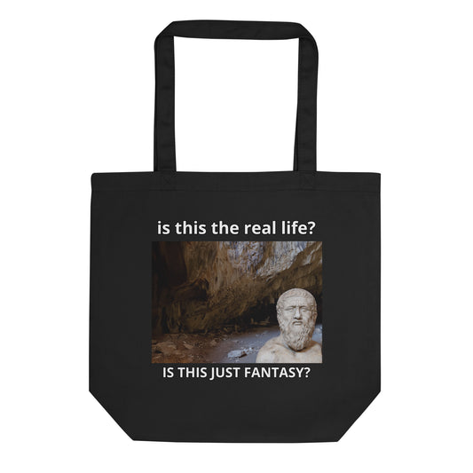 Plato: is this the real life? - Eco Tote Bag