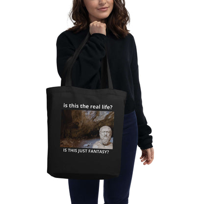 Plato: is this the real life? - Eco Tote Bag