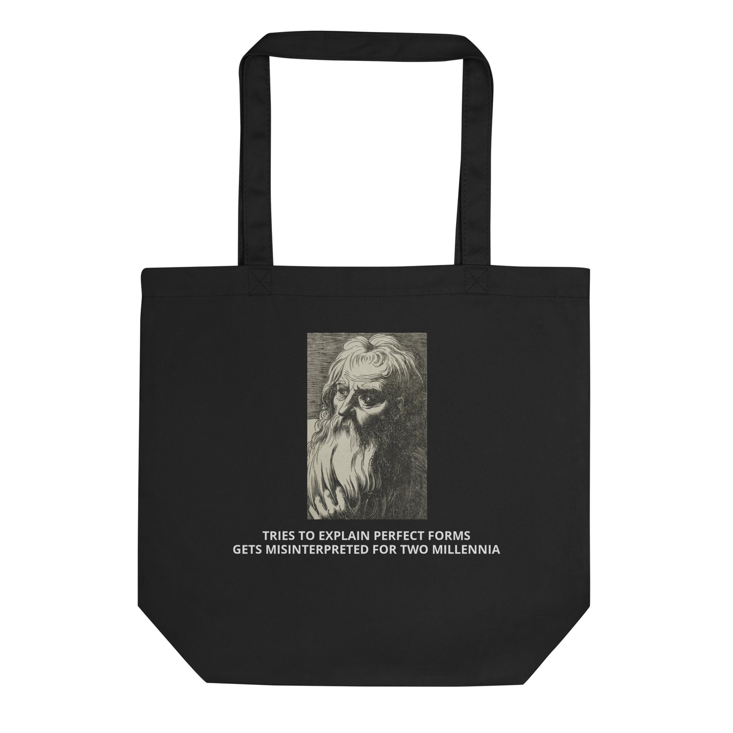 Plato: Misinterpreted for two millennia - Eco Tote Bag