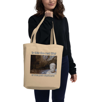 Plato: is this the real life? - Eco Tote Bag