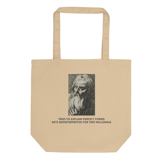 Plato: Misinterpreted for two millennia - Eco Tote Bag
