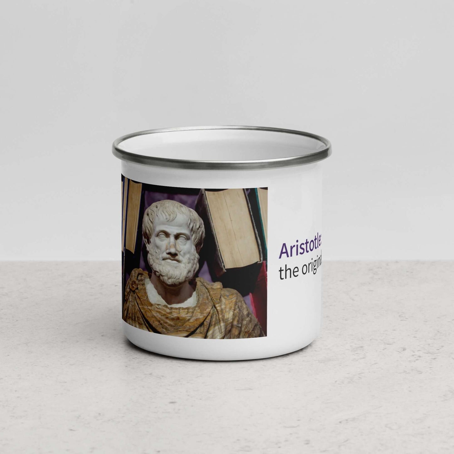 Aristotle: the original polymath - Enamel Mug