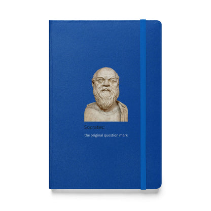 Socrates: the original question mark - Hardcover bound notebook