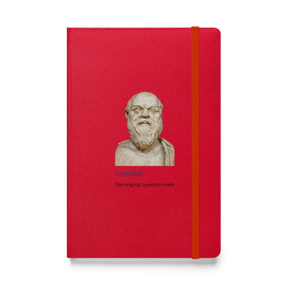 Socrates: the original question mark - Hardcover bound notebook