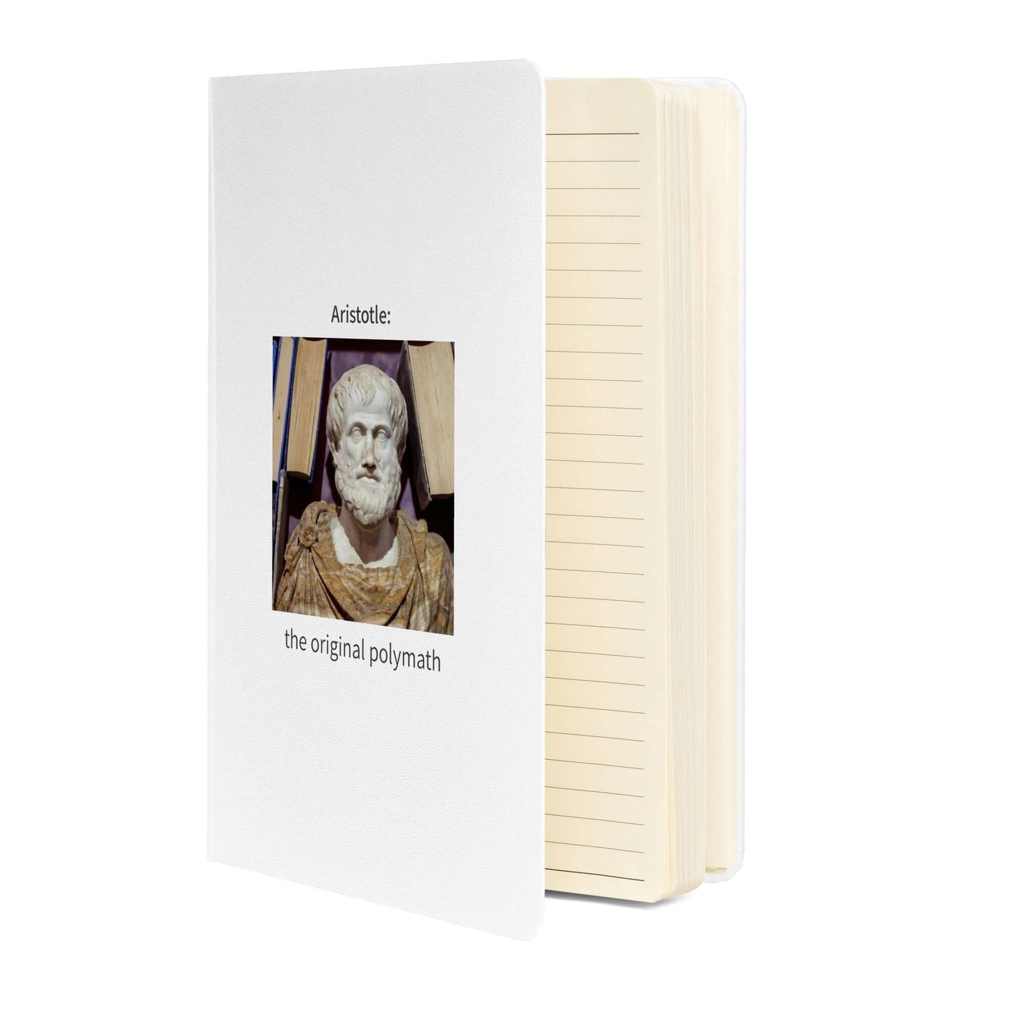 Aristotle: the original polymath - Hardcover bound notebook