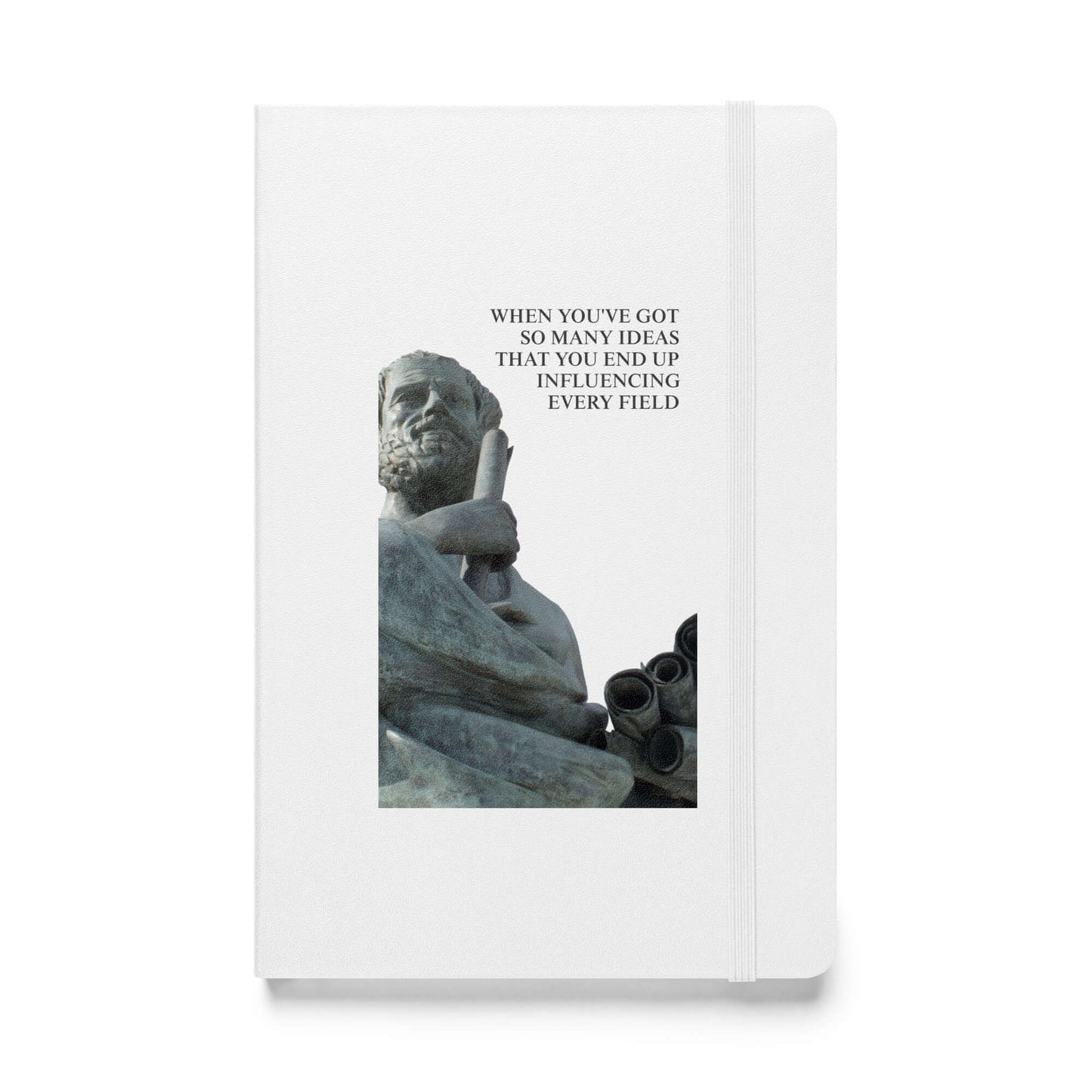 Aristotle: Influencer of every field - Hardcover bound notebook