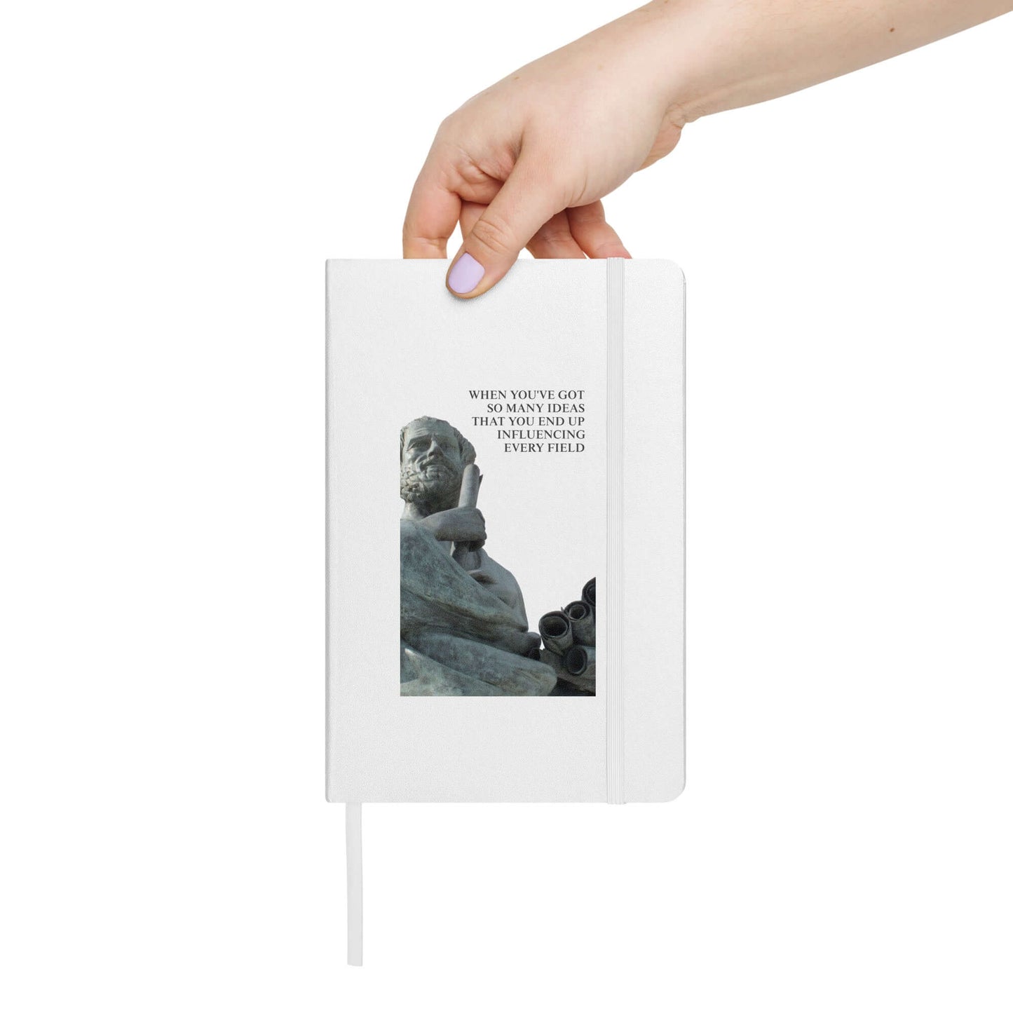 Aristotle: Influencer of every field - Hardcover bound notebook