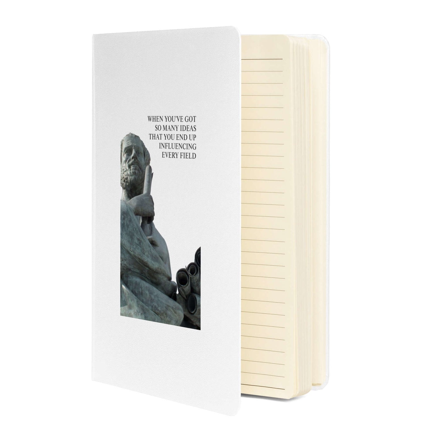 Aristotle: Influencer of every field - Hardcover bound notebook