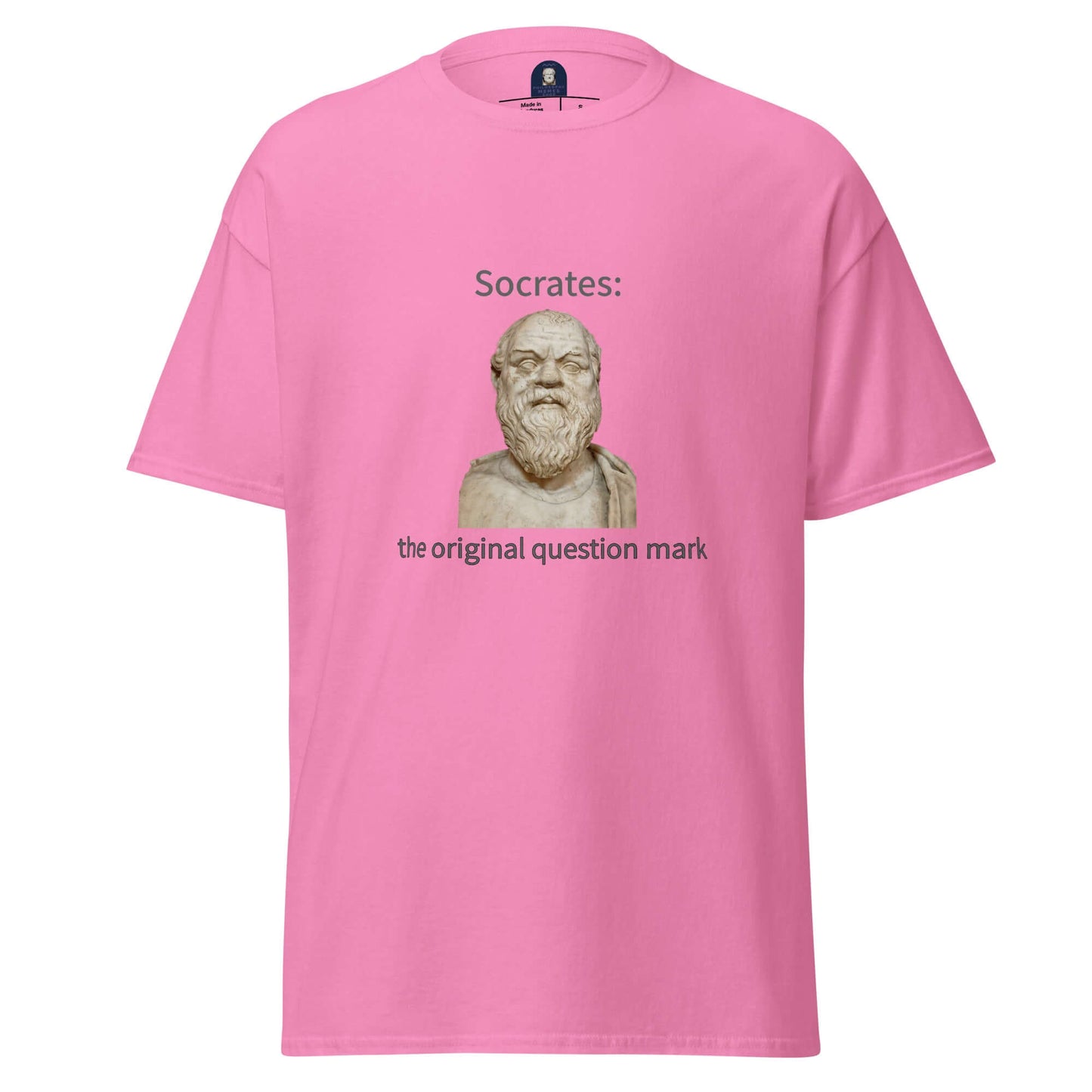 Socrates: the original question mark - Men's classic tee