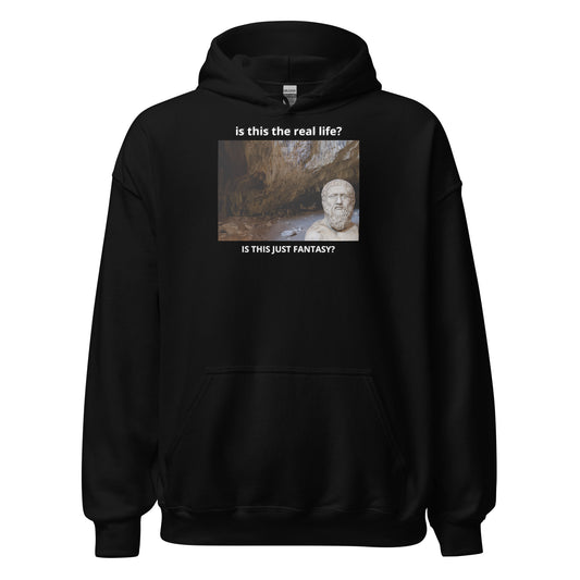 Plato: is this the real life? - Unisex Hoodie