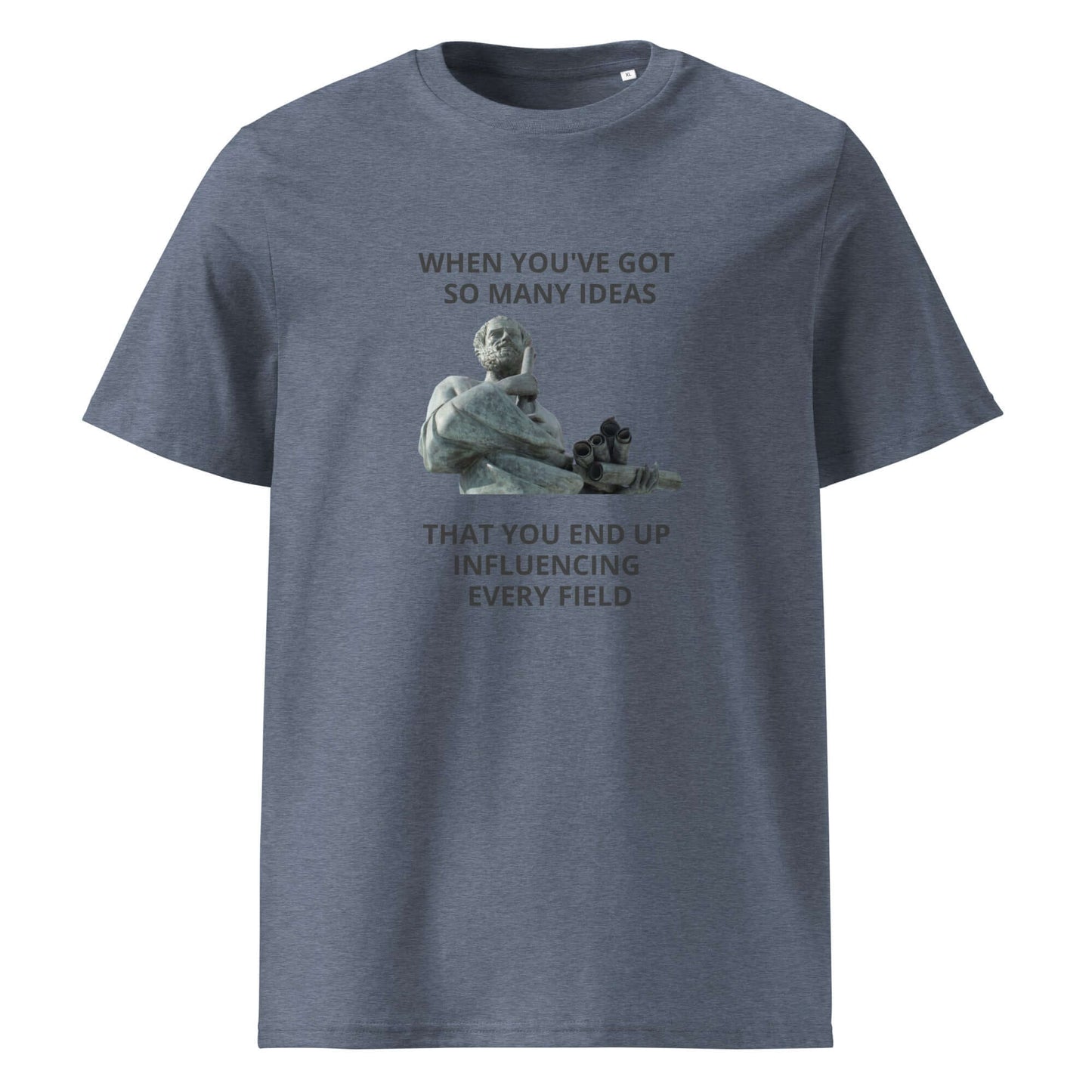 Aristotle: Influencer of every field - Unisex organic cotton t-shirt