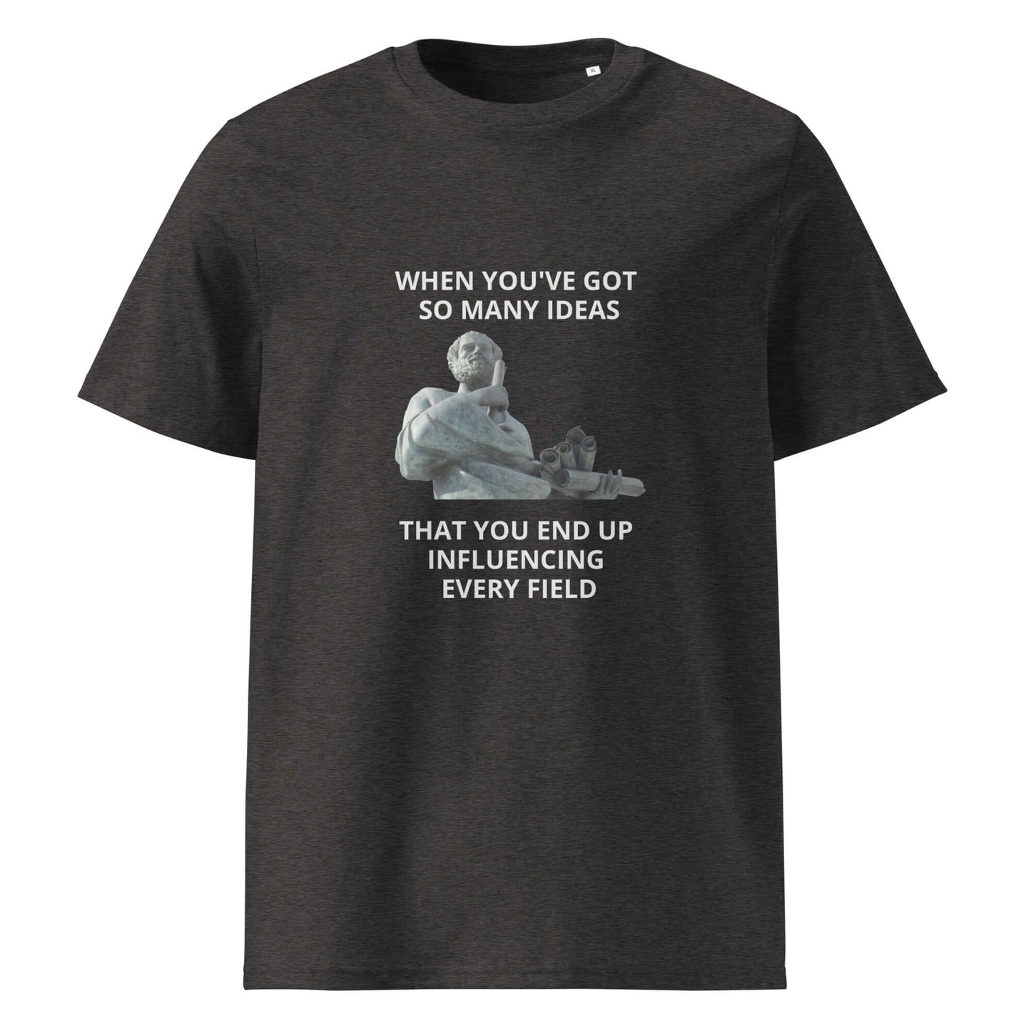 Aristotle: Influencer of every field - Unisex organic cotton t-shirt