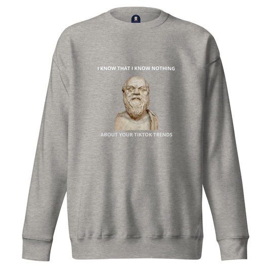 Socrates: TikTok trends - Unisex Premium Sweatshirt