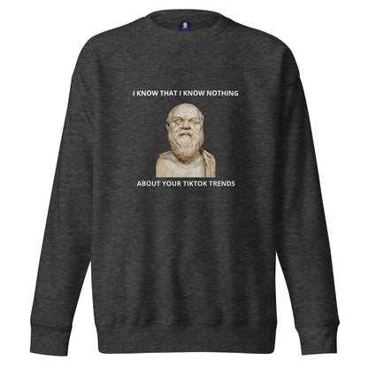 Socrates: TikTok trends - Unisex Premium Sweatshirt