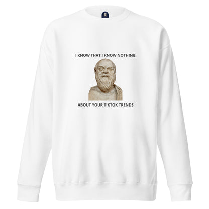 Socrates: TikTok trends - Unisex Premium Sweatshirt